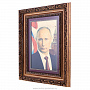 Картина на сусальном золоте "В.В.Путин" 46х35 см, фотография 2. Интернет-магазин ЛАВКА ПОДАРКОВ