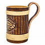 Пивная кружка из бересты "Рак", фотография 1. Интернет-магазин ЛАВКА ПОДАРКОВ