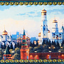 Шкатулка-купюрница из папье-маше с принтом "Москва", фотография 4. Интернет-магазин ЛАВКА ПОДАРКОВ