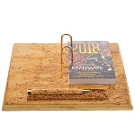 0048422/27*21см Кар.береза НАСТОЛЬНЫЙ НАБОР с календарем и ручкой