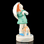 Фарфоровая статуэтка "Девочка с зонтиком Оленька", фотография 3. Интернет-магазин ЛАВКА ПОДАРКОВ