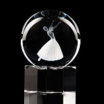 Лазерная графика. Шар "Балерина"