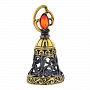 Сувенир Колокольчик Ажурный Большой Сувенир (коньячный), фотография 2. Интернет-магазин ЛАВКА ПОДАРКОВ