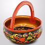 Корзинка Хохлома, фотография 4. Интернет-магазин ЛАВКА ПОДАРКОВ