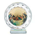 Икона в стекле настольная на подставке 8х7 см