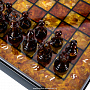 Шахматы янтарные "Камелот" 32х32 см, фотография 3. Интернет-магазин ЛАВКА ПОДАРКОВ