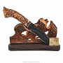 Нож сувенирный на подставке "Муромец", фотография 3. Интернет-магазин ЛАВКА ПОДАРКОВ