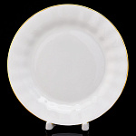 0034310/80.70956.00.1 ЛФЗ ТАРЕЛКА плоская 190мм Нега"Золотая лента" КН1