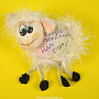 0021332 Кукла-ОБЕРЕГ навесной "Овечка" в ассортименте, фотография 6. Интернет-магазин ЛАВКА ПОДАРКОВ