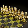 Шахматы из камня "Римляне" Златоуст (доска в ассортименте), фотография 1. Интернет-магазин ЛАВКА ПОДАРКОВ