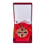 7284 Фалеристика КРЕСТ ордена Св.Анны (18 века) с хрусталём 