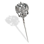 10011 Заколка "Орел" Серебро 925