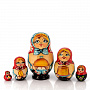Матрешка "Сувенирная" 5 мест (в ассортименте), фотография 11. Интернет-магазин ЛАВКА ПОДАРКОВ