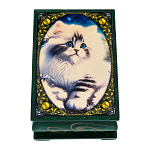 201545 Шкатулка  "КОТ" ,9*6*3,5см