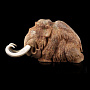 Скульптура из позвонка кита и бивня мамонта "Мамонтёнок", фотография 1. Интернет-магазин ЛАВКА ПОДАРКОВ