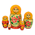 Матрешка "Вятка" 5 мест