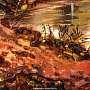 Картина янтарная "Золотая осень" 98х78 см, фотография 6. Интернет-магазин ЛАВКА ПОДАРКОВ