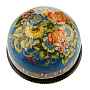 Шкатулка с художественной росписью "Цветы", фотография 1. Интернет-магазин ЛАВКА ПОДАРКОВ