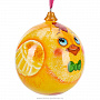 Новогодний елочный шар "Цыпленок", фотография 2. Интернет-магазин ЛАВКА ПОДАРКОВ