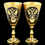 0048321/NAW-4433/2шт Златоуст питейный Набор  РФ 2 РЮМКИ МАЛЫЕ /КОНУС