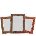 0016776/9*13см  Хохлома РАМКА ДЛЯ ФОТО 9*13см