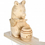 Богородская деревянная игрушка "Медведь с медом", фотография 2. Интернет-магазин ЛАВКА ПОДАРКОВ