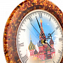 Часы настенные из янтаря "Храм Василия Блаженного", фотография 5. Интернет-магазин ЛАВКА ПОДАРКОВ