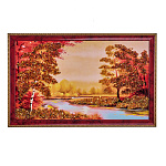 Картина янтарная "Пейзаж" 47х28 см