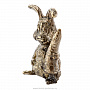 Бронзовая статуэтка "Кролик с большой морковкой", фотография 3. Интернет-магазин ЛАВКА ПОДАРКОВ