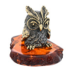 0071824/2988 Птица Сова Сычик Сувенир (коньячный)