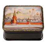 Шкатулка из папье-маше "Москва. Кремль"