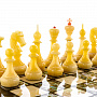 Шахматный ларец с натуральным перламутром и фигурами из янтаря, фотография 5. Интернет-магазин ЛАВКА ПОДАРКОВ