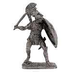 Оловянный солдатик миниатюра "Гоплит в атаке. 5 век до н.э."