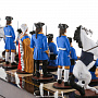 Шахматный ларец с оловянными фигурами "Полтава" 37х37 см, фотография 14. Интернет-магазин ЛАВКА ПОДАРКОВ