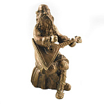 0024059 Бронза КОЛОКОЛЬЧИК "Балалаечник" 8*4,5см