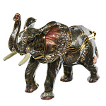 0023721 Традиции ФАБЕРЖЕ Сувенир-ШКАТУЛКА"АФРИКАНСКИЙ СЛОН" В13-01