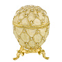 Пасхальное яйцо-шкатулка "Карета". Традиции Фаберже, фотография 1. Интернет-магазин ЛАВКА ПОДАРКОВ