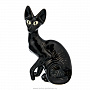 Статуэтка "Кот черный сфинкс", фотография 1. Интернет-магазин ЛАВКА ПОДАРКОВ