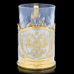 /0020877-без блюдца Златоуст Чайный набор "ГЕРБ РФ"  в П/У  (1803)