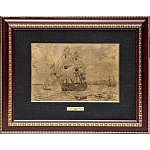  /17*22см Офорт черно-белый "Средиземное  море" 