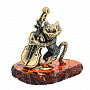 Статуэтка с янтарем "Кот с контрабасом", фотография 1. Интернет-магазин ЛАВКА ПОДАРКОВ