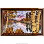 Янтарная картина "Береза у озера" 102х66 см, фотография 1. Интернет-магазин ЛАВКА ПОДАРКОВ