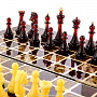 Шахматный ларец с инкрустацией из янтаря "Книга с гербом", фотография 10. Интернет-магазин ЛАВКА ПОДАРКОВ