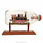 Модель в бутылке "Малый паровоз ГА 1863 г.", фотография 4. Интернет-магазин ЛАВКА ПОДАРКОВ