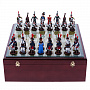 Шахматы с оловянными фигурами "Бородино" 32х32 см, фотография 16. Интернет-магазин ЛАВКА ПОДАРКОВ