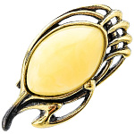 0049782/2190.4 Брошь Маркиза маленькая (белый)