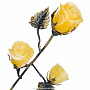 Янтарная композиция "Роза в вазе", фотография 2. Интернет-магазин ЛАВКА ПОДАРКОВ
