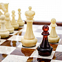 Шахматы из камня с янтарными фигурами "Европейские", фотография 5. Интернет-магазин ЛАВКА ПОДАРКОВ