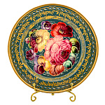 Поднос с авторской росписью 17х17 см
