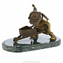 Бронзовая статуэтка "Гном кладоискатель", фотография 1. Интернет-магазин ЛАВКА ПОДАРКОВ